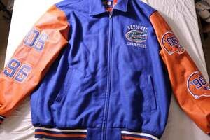 Vintage G-III Florida Gators National Champions 1996 2006 Wool & Leather Varsity
